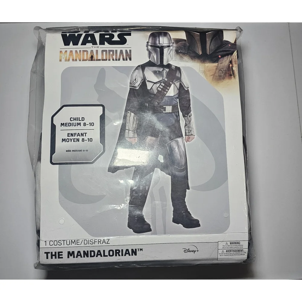 Star Wars The Mandalorian Child Medium 8-10 Costume Halloween NEW - Picture 1 of 4